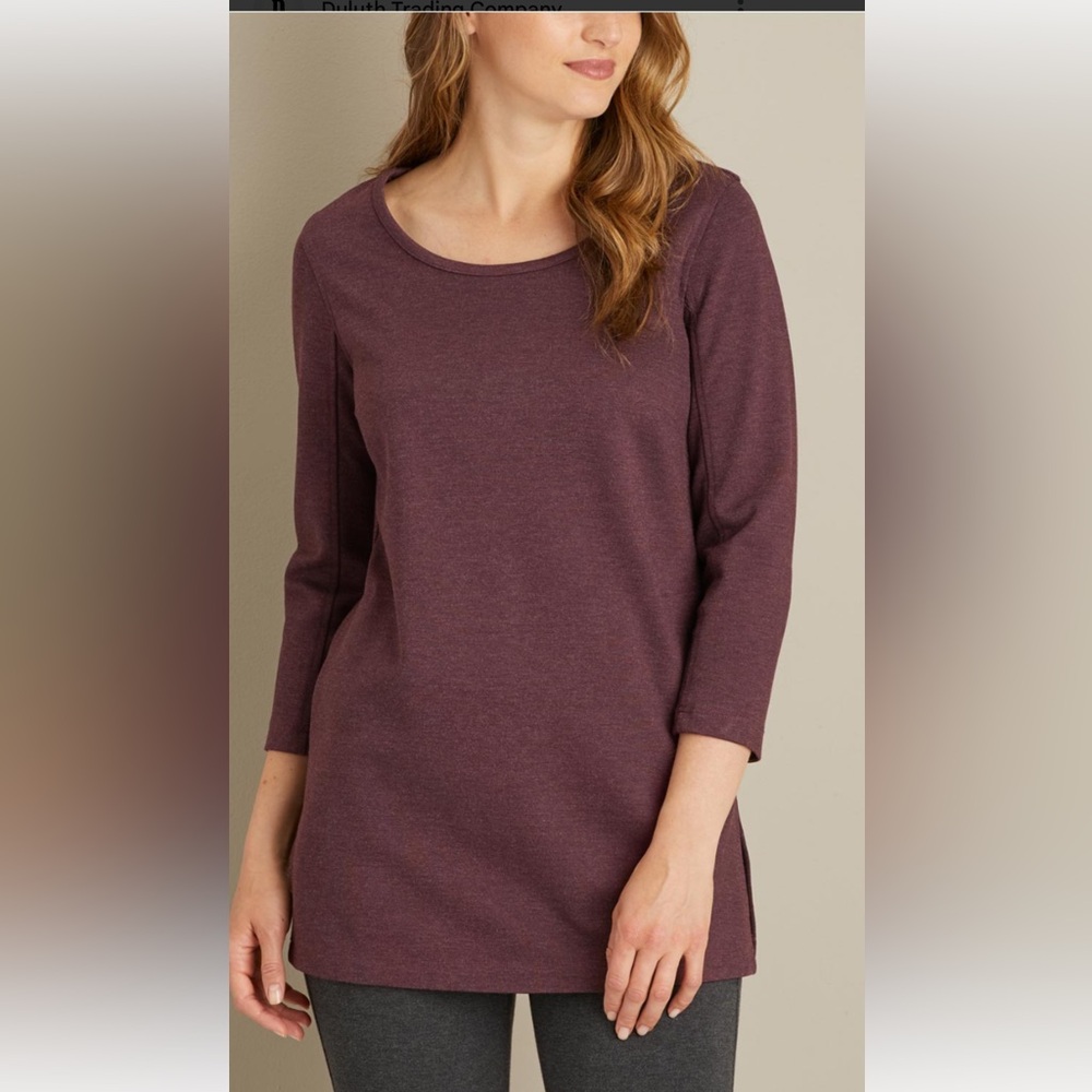 Duluth Trading Co Women's Plum Tunic